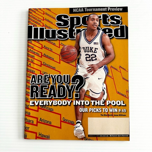 NCAA Basketball Preview March 28, 2002 Sports Illustrated Duke Blue Devils - Picture 1 of 7